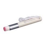 DLUX Brocha redonda de limpieza para pestañas - mango Blanco 1 pieza