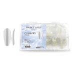 Legacy Nails Tips Coffin Clear Transparente - 500 Pcs