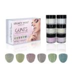 Legacy Nails Polvos acrílicos Colección Glints 6 Pcz