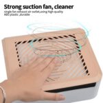 Aspirador de Manicure - Extractor de Polvo JMD801 - Dorado