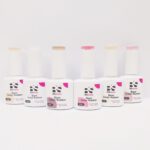 BSNAILS Pack #23 - Bases Rubber Color x 6 piezas