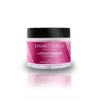 Legacy Nails Polvo Acrílico Pink- Rosa Traslúcido- 2 Oz. / 56G