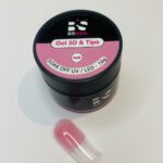 BSNAILS Gel Solid 3D & Tips UV - Soft Gel y Nail art 3D - PINK ROSADO