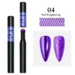 BORN PRETTY Lapiz Efecto Cromado - Air Cushion Magic Powder Chrome Pen #04 Purple
