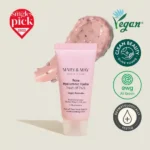 MARY&MAY Rose + Hyaluronic Wash Off Pack - Mascarilla Hidratante - Tubo 30g - Mini Talla