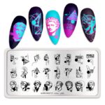 BORN PRETTY Placa de Stamping Metalica # L020