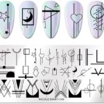 NICOLE DIARY Placa de Stamping Metalica #5