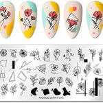 NICOLE DIARY Placa de Stamping Metalica #10