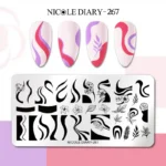NICOLE DIARY Placa de Stamping Metalica #11