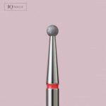 IQNAILS Fresa Diamantada Esfera - Ball Roja - 801 F HP 018 (#19)